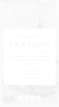 Mobile Screenshot of canddevents.com